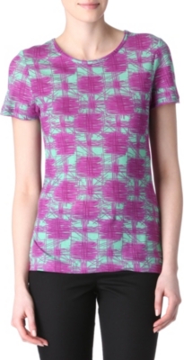 MARC BY MARC JACOBS Checked jersey t-shirt