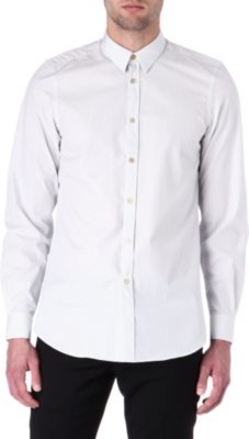 PAUL SMITH MAINLINE Fine-striped slim-fit shirt