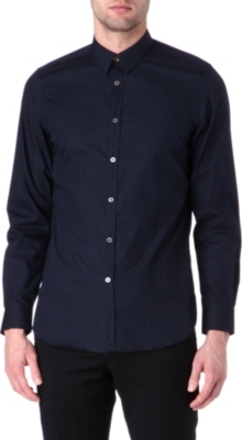 PAUL SMITH MAINLINE Pindot slim-fit shirt