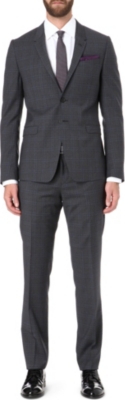 PAUL SMITH LONDON Kensington slim-fit checked suit