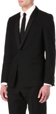 PAUL SMITH LONDON Byard grosgrain-detail suit