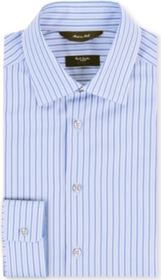 PAUL SMITH LONDON Byard slim-fit single-cuff striped shirt