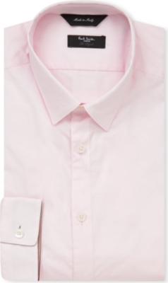 PAUL SMITH LONDON Plain slim fit single cuff shirt