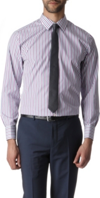 PAUL SMITH LONDON Bold stripe slim fit double cuff shirt