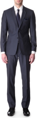 PAUL SMITH LONDON The Floral slim-fit striped suit