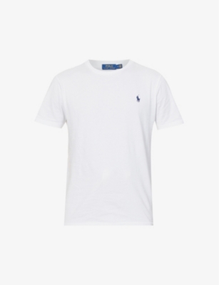 POLO RALPH LAUREN: Short-sleeved crewneck cotton-jersey T-shirt