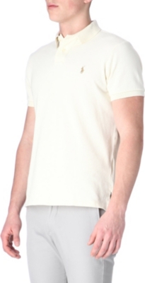 RALPH LAUREN Custom&ndash;fit mesh polo shirt