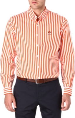 RALPH LAUREN Checked custom-fit single cuff shirt