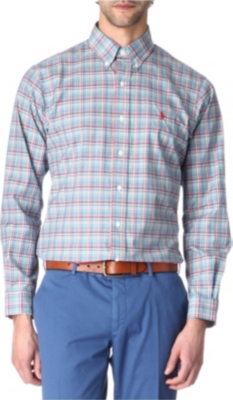 RALPH LAUREN Checked custom-fit shirt
