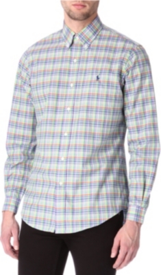 RALPH LAUREN Checked custom-fit shirt