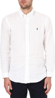 RALPH LAUREN Custom–fit single cuff sport shirt