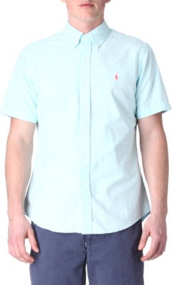RALPH LAUREN Custom-fit short-sleeved shirt