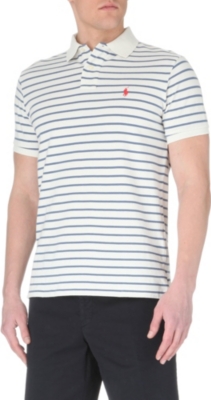 RALPH LAUREN Custom-fit striped polo shirt