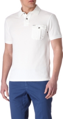 RALPH LAUREN Slim-fit patch-pocket polo shirt