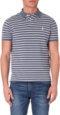 RALPH LAUREN Custom-fit striped polo shirt