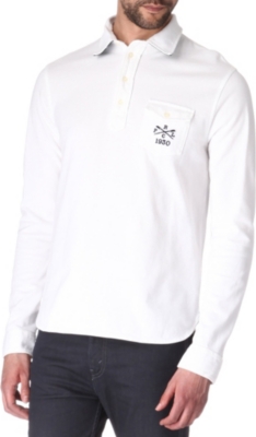 RALPH LAUREN Collar detail polo shirt
