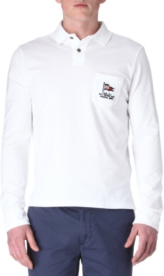 RALPH LAUREN Custom-fit long-sleeved polo shirt