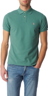 RALPH LAUREN Custom&ndash;fit mesh polo shirt