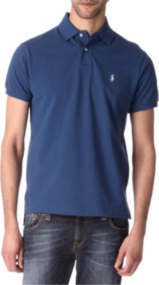 RALPH LAUREN Custom&ndash;fit mesh polo shirt