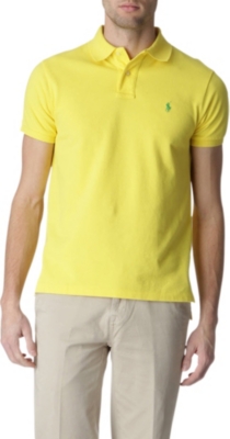 RALPH LAUREN Custom&ndash;fit mesh polo shirt