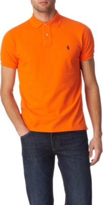 RALPH LAUREN Custom&ndash;fit mesh polo shirt