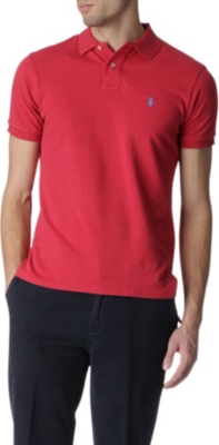 RALPH LAUREN Custom&ndash;fit mesh polo shirt