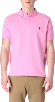 RALPH LAUREN Custom&ndash;fit mesh polo shirt