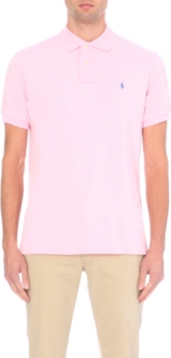 RALPH LAUREN Custom&ndash;fit mesh polo shirt