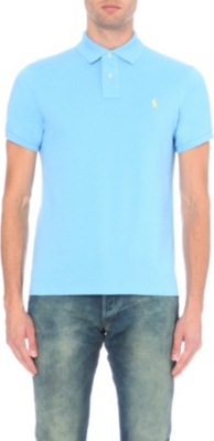 RALPH LAUREN Custom&ndash;fit mesh polo shirt