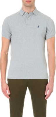 RALPH LAUREN Custom&ndash;fit mesh polo shirt