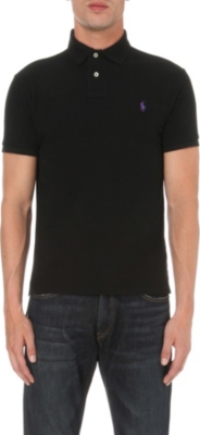 RALPH LAUREN Custom&ndash;fit mesh polo shirt
