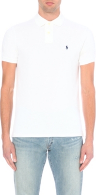 RALPH LAUREN Custom&ndash;fit mesh polo shirt