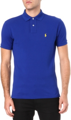 RALPH LAUREN Custom–fit mesh polo shirt