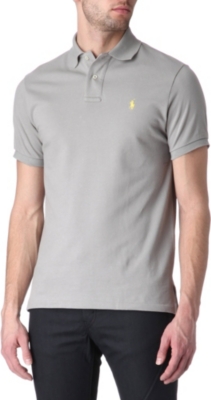 RALPH LAUREN Custom–fit mesh polo shirt