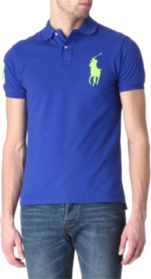 RALPH LAUREN Slim-fit Big Pony polo shirt