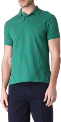 RALPH LAUREN Mini flags polo shirt