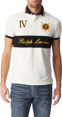 RALPH LAUREN Custom-fit Crest Script polo shirt