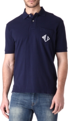 RALPH LAUREN Logo-detailed pocket polo shirt