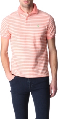 RALPH LAUREN Custom-fit striped polo shirt