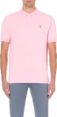 RALPH LAUREN Classic weathered mesh polo shirt