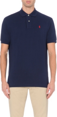 RALPH LAUREN Classic weathered mesh polo shirt