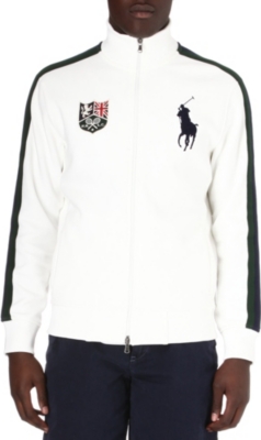 RALPH LAUREN Wimbledon zip-up sweatshirt