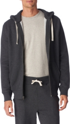 RALPH LAUREN Waffle-lined logo hoody