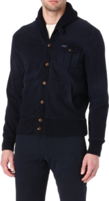 RALPH LAUREN Shawl-collar sweatshirt
