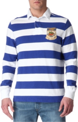 RALPH LAUREN Striped custom-fit Rugby shirt