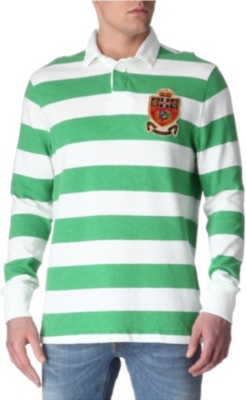 RALPH LAUREN Striped custom-fit Rugby shirt