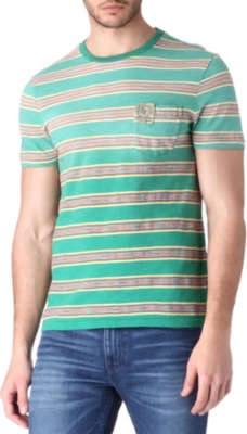 RALPH LAUREN Multi-stripe t-shirt