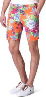 RALPH LAUREN Floral-print custom-fit shorts