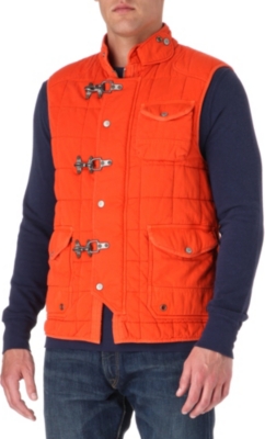 RALPH LAUREN Quilted-cotton gilet