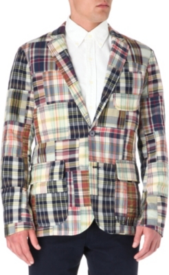 RALPH LAUREN Millbrook patchwork blazer